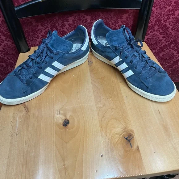 Adidas Blue Suede Campus 80’s Men’s size 10 - Picture 6 of 9